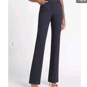 NWT! Express Navy Blue Publicist Mid Rise Bootcut Pants 4